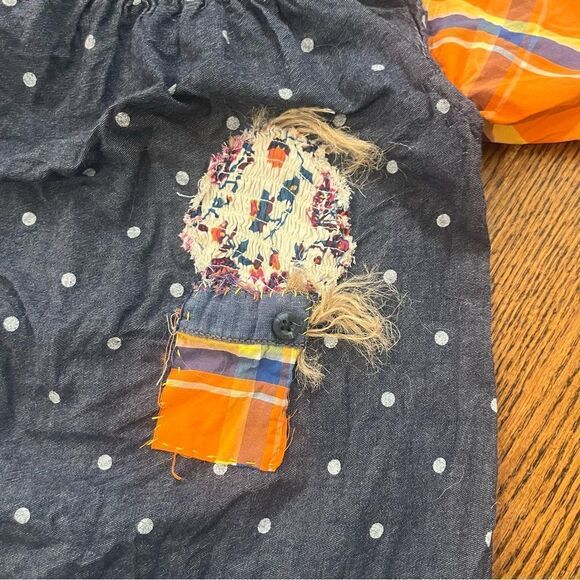 Girl’s 2T Scarecrow Costume Hat & Dress Handmade - Picture 14 of 16